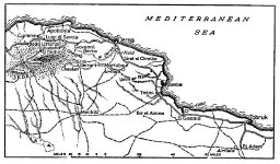 Map: Australia: Tobruk to Cyrene