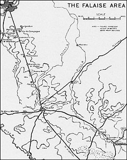 Map: The Falaise Area