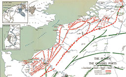 Map: The Pursuit and the Channel Ports, August-September 1944