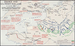 Map 4: France and Southern England, 14 June 1940