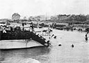 The Royal Canadian Navy lands the 9th Brigade