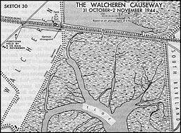 Sketch 30.--The Walcheren Causeway, 31 October-2 November 1944