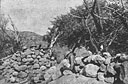 A Bren-gunner and a rifleman in a stone sangar at an observation post Ethiopia