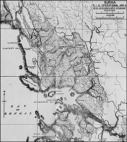Map: Burma--RIN Operational Area