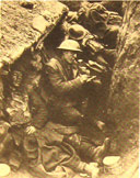 Dominion troops, during a lull in the righting in France during World War I