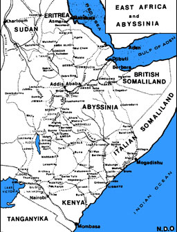 Map 2: East Africa and Abyssinia