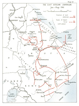 The development of the East African campaign