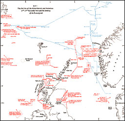 Map 7. The Sortie of the Scharnhorst and Gneisnau