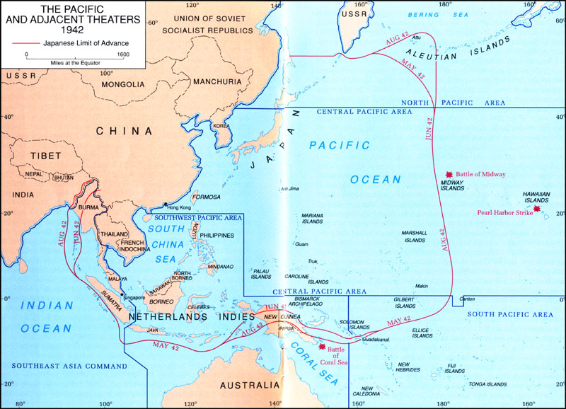 Battle Of Guadalcanal World Map