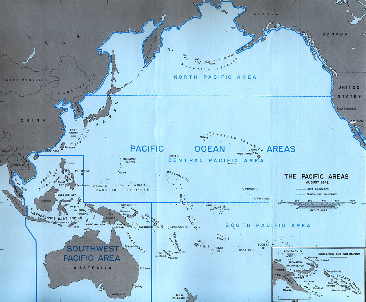 Battle Of Guadalcanal World Map