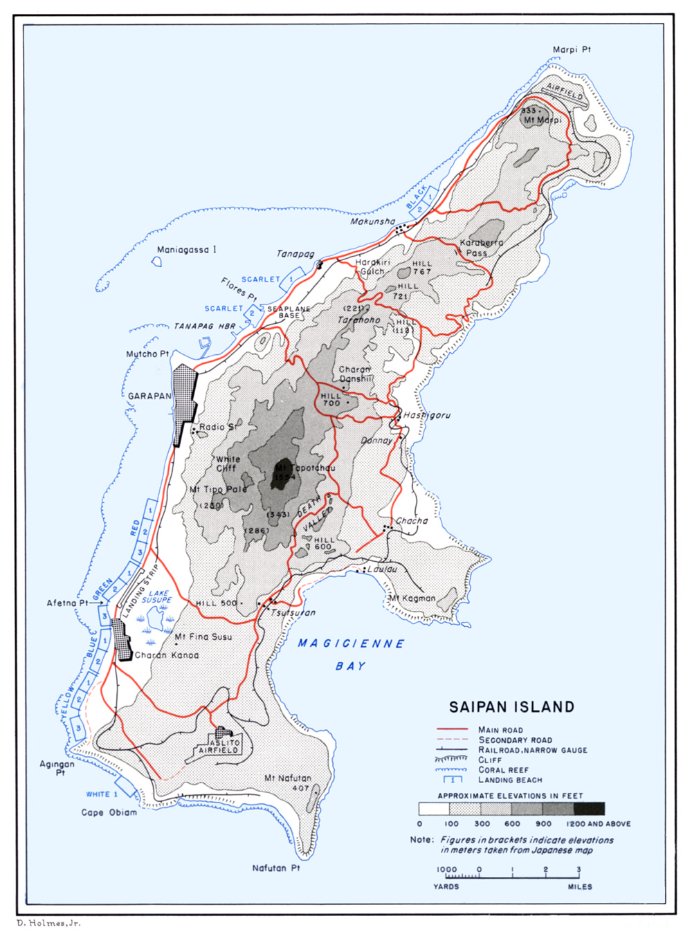 Saipan Road Map