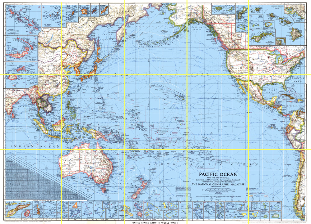 Атлас тихого океана. Карта Тихого океана 19 век. Тихий океан на карте. Политическая карта Тихого океана.