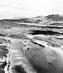 RENARD SOUND, separating the two airfields on Banika