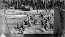 TROOPS WADING ASHORE during the invasion of Cebu island