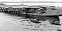 SCUTTLED JAPANESE AIRCRAFT CARRIER in Tokyo Bay