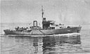THE COAST GUARD MANNED CORVETTE INTENSITY SLIDES THROUGH THE SEA WITH ITS CREW READY FOR A FIGHT