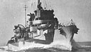 AS SHE FLOATS TODAY THE USS <i>Menges</i> (DE) IS A HYBRID SHIP CONTAINING THE BOW 0? THE ORIGINAL COAST GUARD MANNED USS <i>Menges</i> AND THE STERN 0? THE USS <i>Holder</i>, BOTH TOMFEDOED IN <i>Action</i> AND APPARENTLY DOOMED