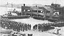 MUSTER AT COAST GUARD BASE, KETCHIKAN, SPRING, 1942