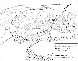Map 13: Drive from the north