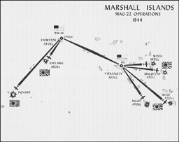 Map 23: Marshall Islands, MAG-22 Operations, 1944