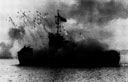 Figure 22. The Landing Craft Infantry (LCI), modified as a gunboat, 
was capable of launching hundreds of 4.5-inch rockets and 
later also mounted mortars.