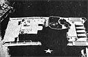 Figure 30. Overhead view shows the open-top construction of the turret