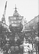 Pittsburgh in a drydock at Guam