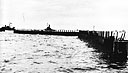 Bombardons Moored in Position off OMAHA Beach