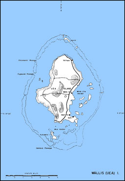 Map: Wallis (Uea) Island