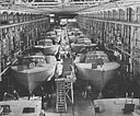 PT assembly line at Higgins Industries' City Park Plant, New Orleans, La.