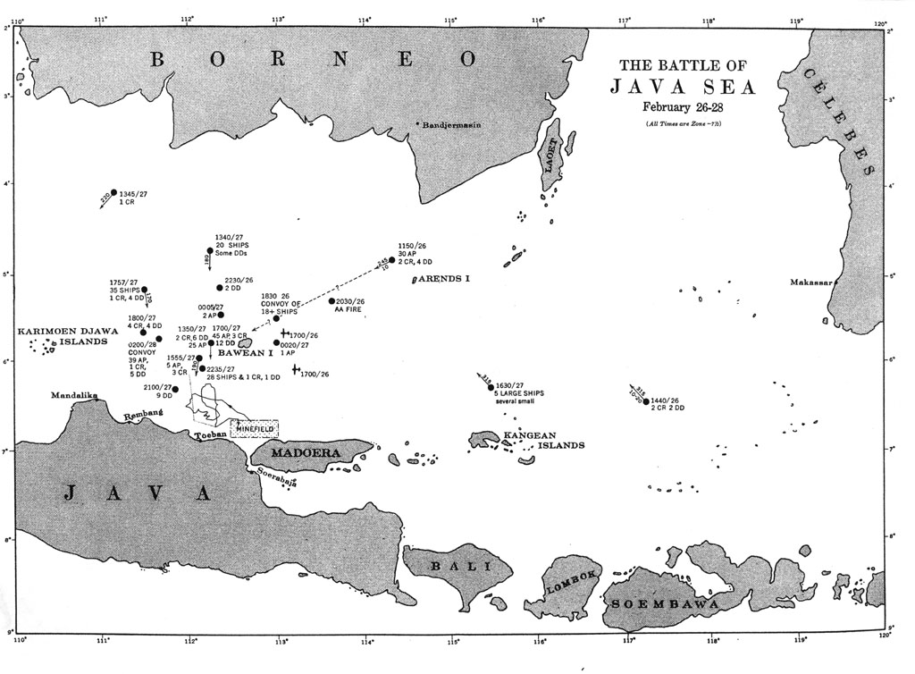 Java Sea Depth Chart