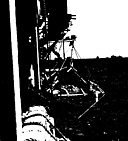 Figure 107.--Hoisting a patient aboard the U.S.S. <i>Solace</i>.