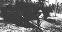 Figure 116.--The bush master. An amphibious tractor equipped as a mobile amphibious operating room.