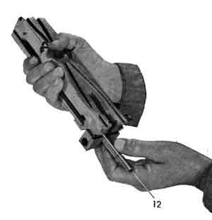 Separating the firing pin.