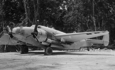 USMC PV-1 night fighter of VMF(N)-531 at Vella La Vella, Solomono Is, 13 Jan 1944