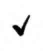 check mark