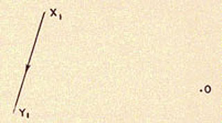 Vector X1 Y1 and point O.