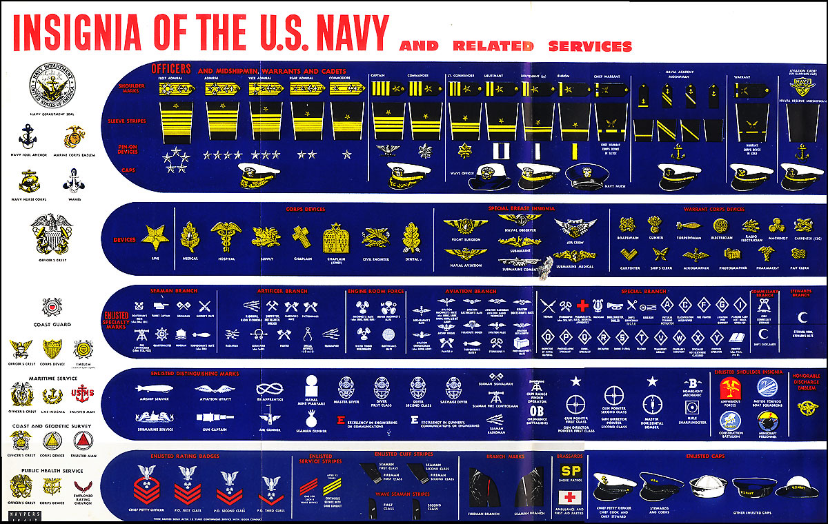 Us Navy Enlisted Rank Insignia Chart