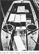 Figure 10.--Litter stowage, LCP(R), suspended tier.