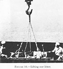 Figure 16.--Lifting one litter.