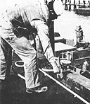 Securing the Bow line to a Cleat