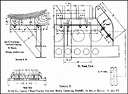 Sketch 3. After hull chocks & base plates for use when carrying DUKWs in Welin Davits -- 6 Jan 45.