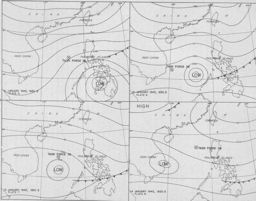 Weather Maps: Task Force 38, 11-14 January 1945