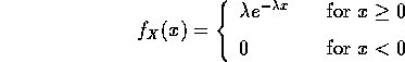 fX(X)=ae^(-ax)U(x)