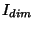 $ I_{dim}$