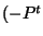 $ ( -P^t$