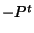 $ -P^t$