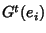 $ G^t(e_i)$