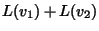 $\displaystyle L(v_1)+L(v_2)$