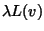 $\displaystyle \lambda L(v)$